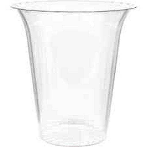 Picture of CLEAR PLASTIC FLARED CYLINDER